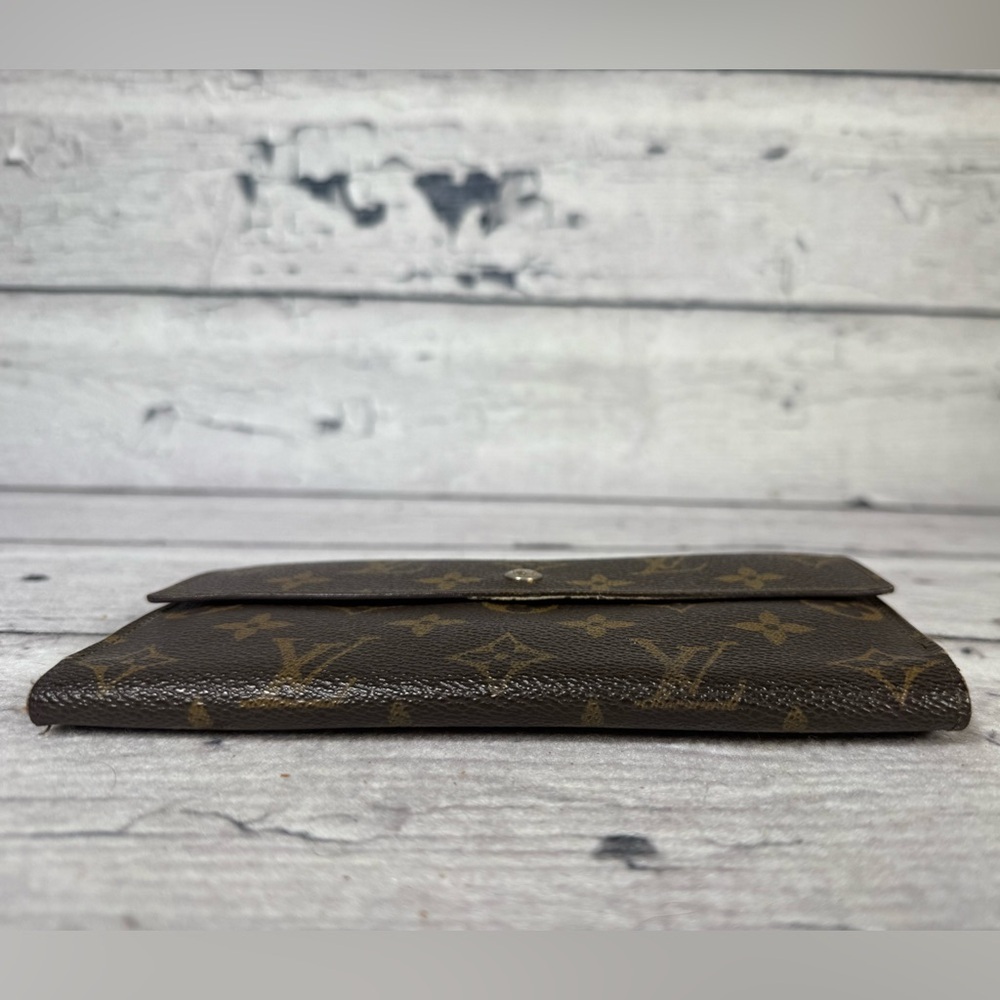 Louis Vuitton Portefeuille Sarah Long Bifold Wallet Monogram Canvas Leather - Picture 5 of 16